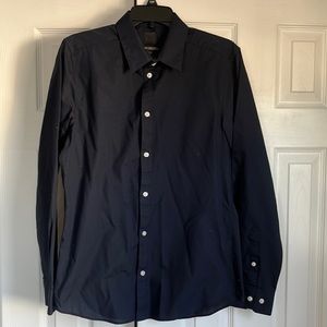 Small black H&M button-down dress shirt